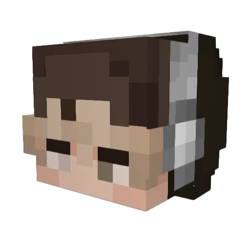 MarionosensE Minecraft avatar head, 3D render