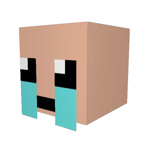 Marioshy15 Minecraft avatar head, 3D render