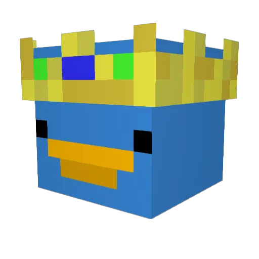 Mariowalker7 Minecraft avatar head, 3D render