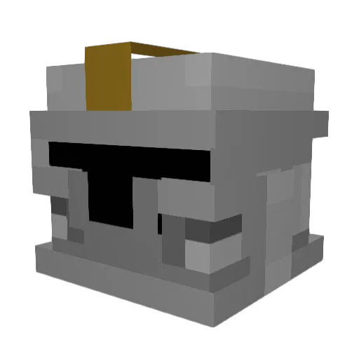 MaritimeTerror Minecraft avatar head, 3D render