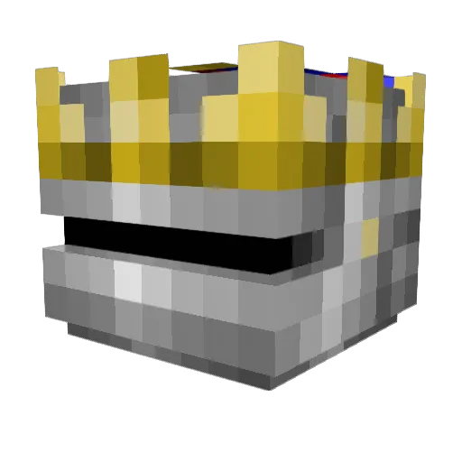 Marity Minecraft avatar head, 3D render