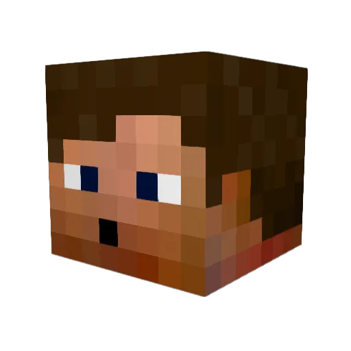 Marius281 Minecraft avatar head, 3D render