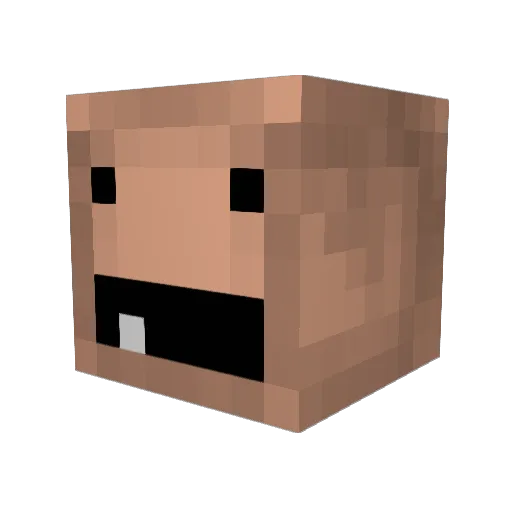 Marius42 Minecraft avatar head, 3D render