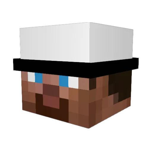 MariusXYZ Minecraft avatar head, 3D render
