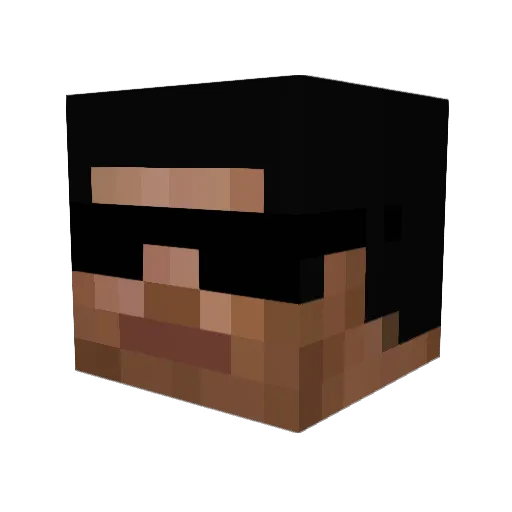 Marius_112 Minecraft avatar head, 3D render
