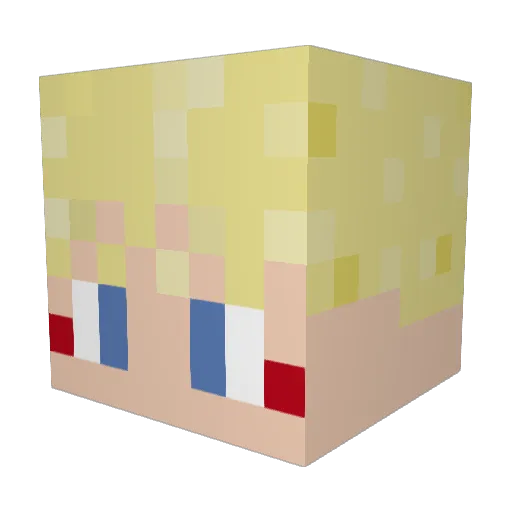 Marius_Skywalker Minecraft avatar head, 3D render