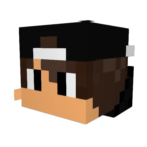 Marius_pvp2 Minecraft avatar head, 3D render