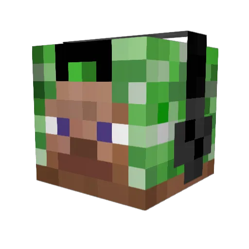 Mariusg36 Minecraft avatar head, 3D render