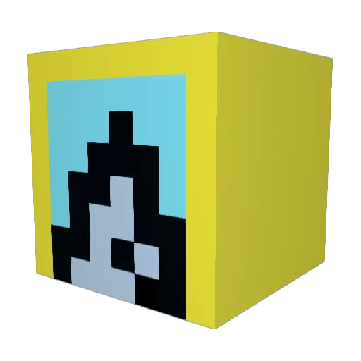 Mariusloj Minecraft avatar head, 3D render