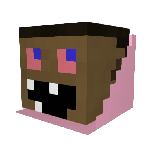 MariuszRaszeja Minecraft avatar head, 3D render