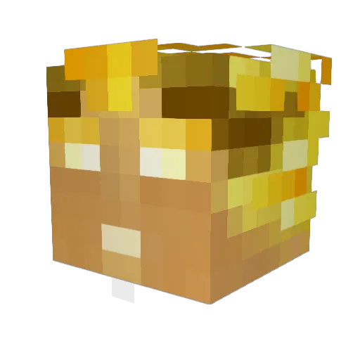 Mariuu_ Minecraft avatar head, 3D render