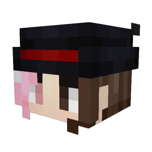 Mark0989 Minecraft avatar head, 3D render