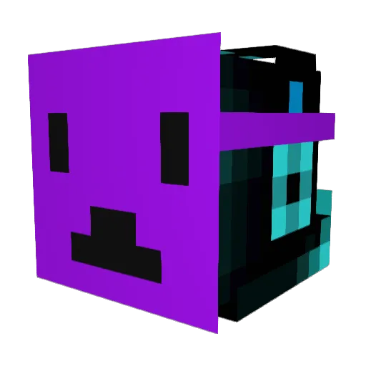 Mark12345 Minecraft avatar head, 3D render