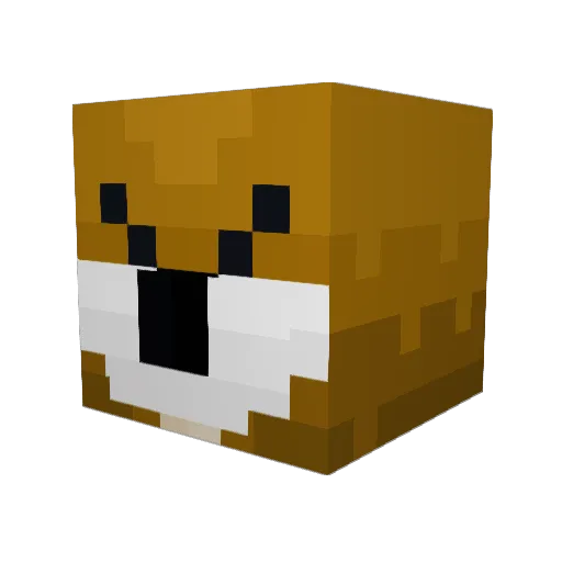 Mark2705 Minecraft avatar head, 3D render