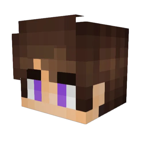 Mark2716 Minecraft avatar head, 3D render
