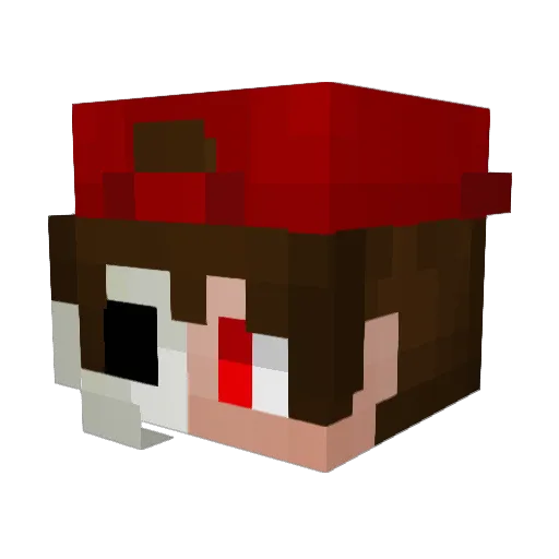Mark3s Minecraft avatar head, 3D render