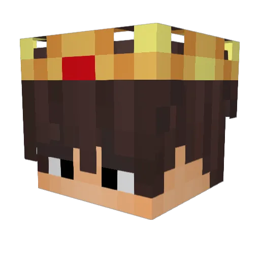 MarkAJohnston Minecraft avatar head, 3D render
