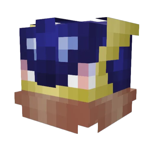 MarkAllen2001 Minecraft avatar head, 3D render