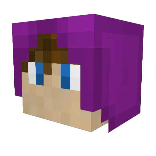 MarkDale Minecraft avatar head, 3D render