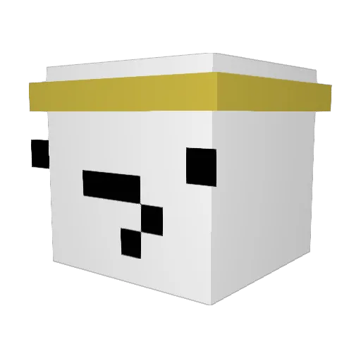 MarkDogg8007 Minecraft avatar head, 3D render