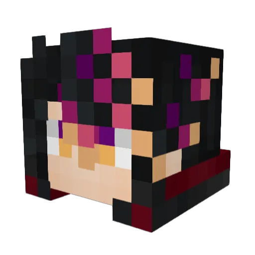 MarkDragon7911 Minecraft avatar head, 3D render