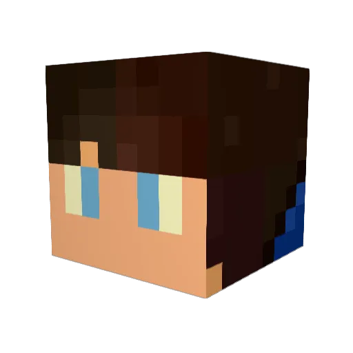 MarkESP_86 Minecraft avatar head, 3D render