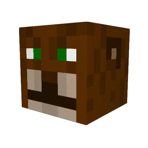 MarkEd93 Minecraft avatar head, 3D render