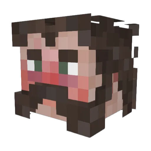 MarkFromNextDoor Minecraft avatar head, 3D render