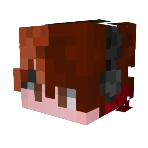 MarkGame81 Minecraft avatar head, 3D render