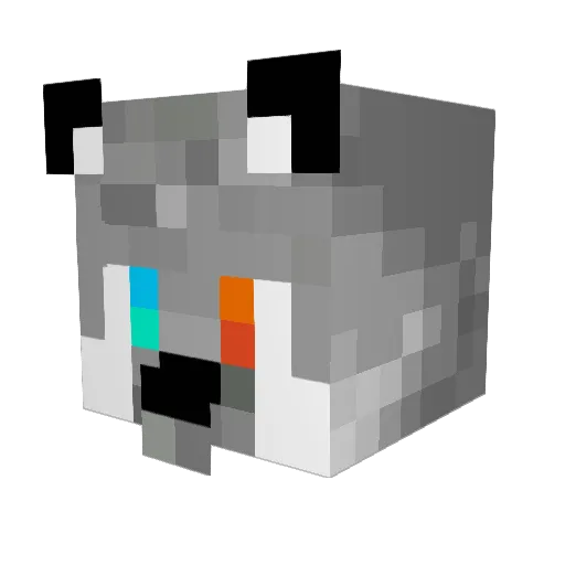 MarkHayes14 Minecraft avatar head, 3D render