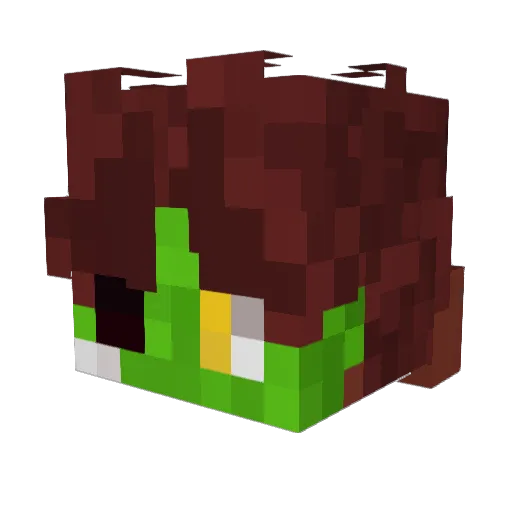 MarkHeathclif Minecraft avatar head, 3D render