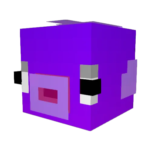 MarkHeavy Minecraft avatar head, 3D render
