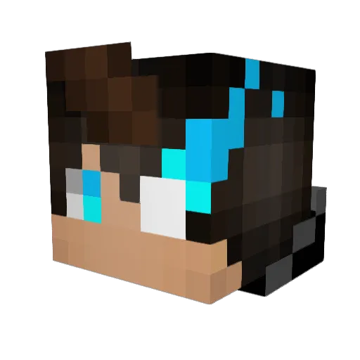 MarkManFlame_56 Minecraft avatar head, 3D render