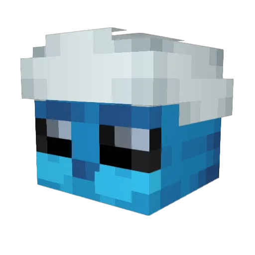 MarkMinecrafter Minecraft avatar head, 3D render