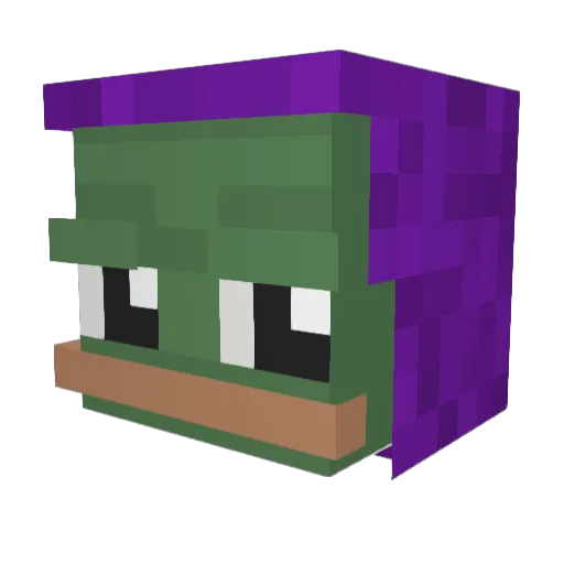 Mark_0hh Minecraft avatar head, 3D render