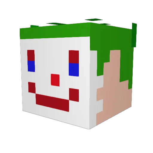 Mark_figs Minecraft avatar head, 3D render