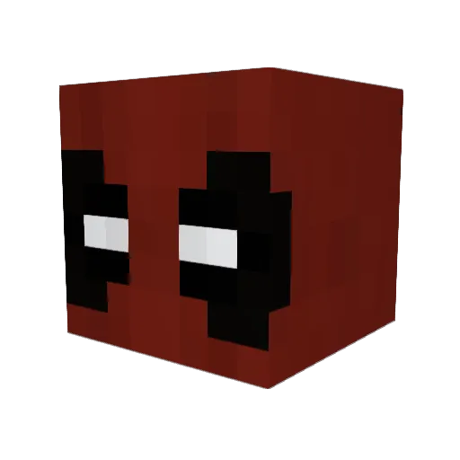 Mark_taker Minecraft avatar head, 3D render