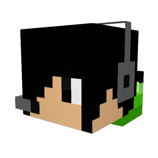 Mark_us95 Minecraft avatar head, 3D render