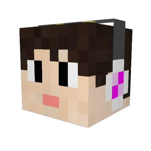 Markar247 Minecraft avatar head, 3D render