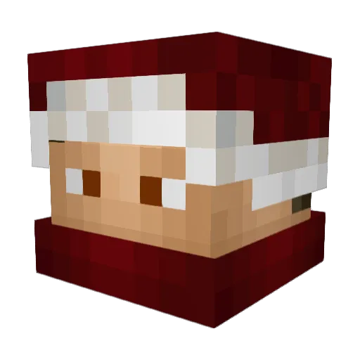 MarkeZy_ Minecraft avatar head, 3D render