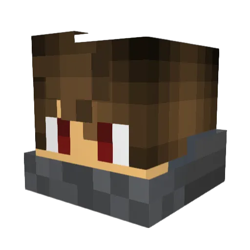 MarkedSoldier567 Minecraft avatar head, 3D render