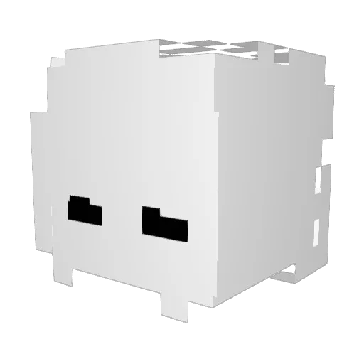 Markentraeger Minecraft avatar head, 3D render