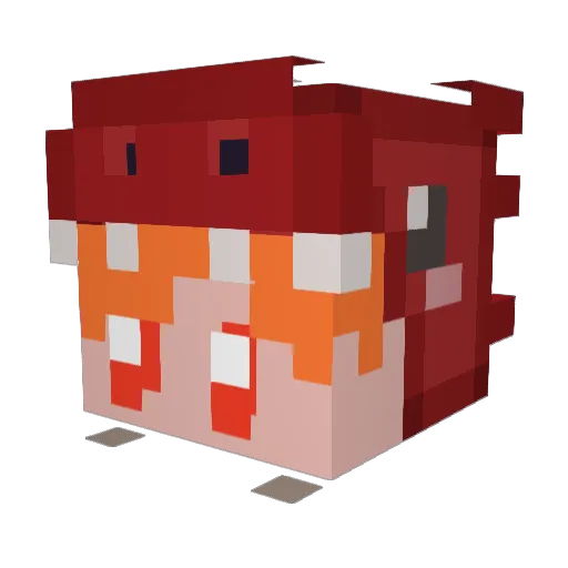 MarkerRank Minecraft avatar head, 3D render