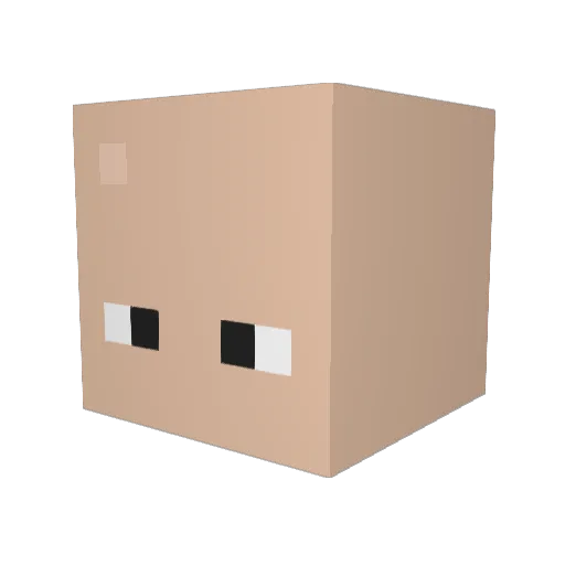 Markero33 Minecraft avatar head, 3D render