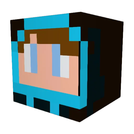 Markgamingnl Minecraft avatar head, 3D render