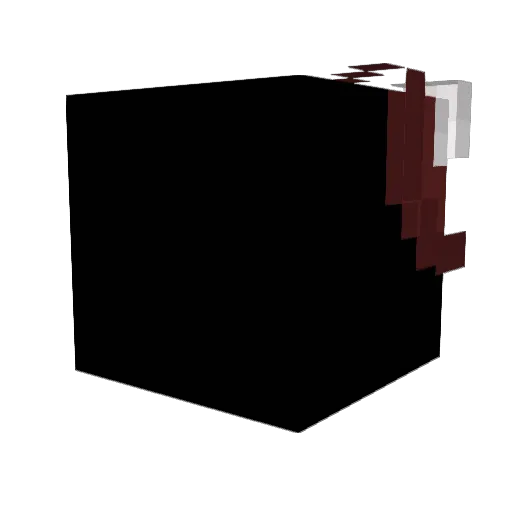 MarkieWasTaken Minecraft avatar head, 3D render