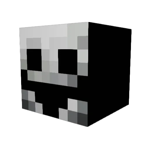 Markill_Mng Minecraft avatar head, 3D render