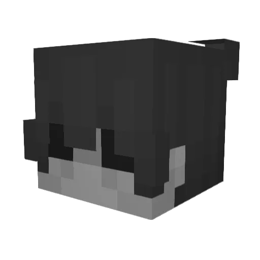 MarkinXz Minecraft avatar head, 3D render