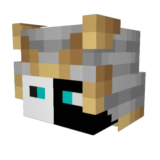 Markinbound Minecraft avatar head, 3D render