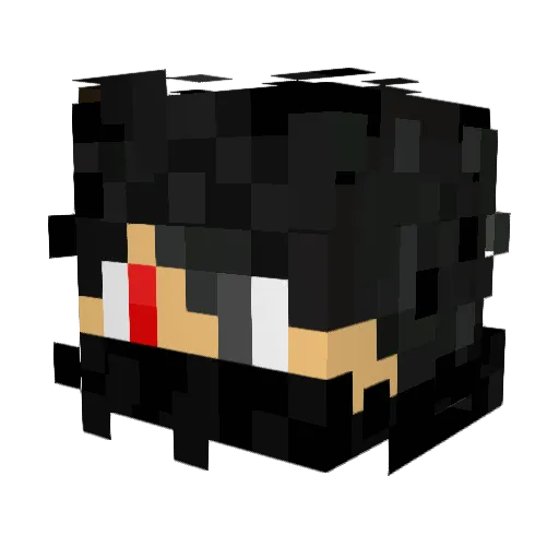 Marking886 Minecraft avatar head, 3D render